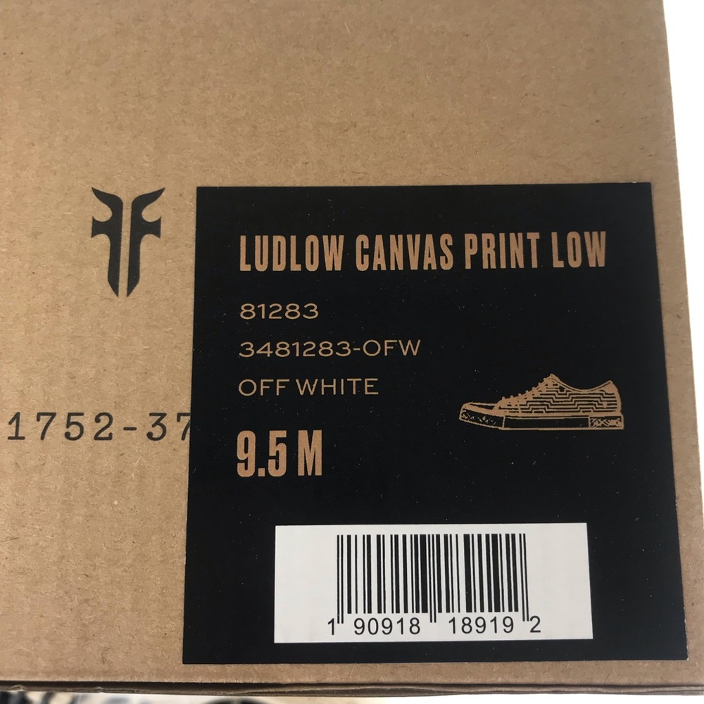Frye ludlow canvas print sneakers shoes size 9.5 - Picture 7 of 8